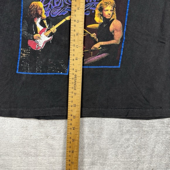 Vtg Aerosmith Shirt Mens Medium Black North America 1990 Pump Tour Single Stitch - Picture 8 of 10